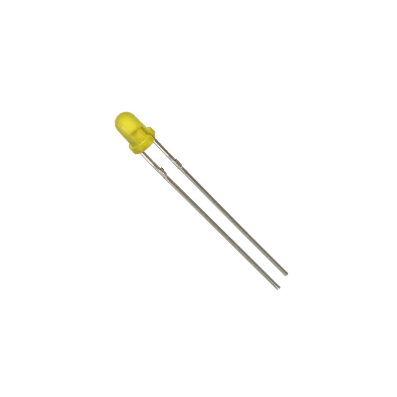 10 pcs : BL-B3141P-AT - LED YELLOW DIFFUSED 3MM T/H