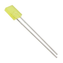 10 pcs : LTL-433Y - LED YELLOW DIFFUSED T/H