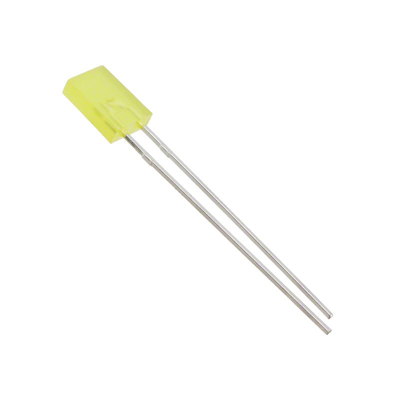 10 pcs : LTL-433Y - LED YELLOW DIFFUSED T/H