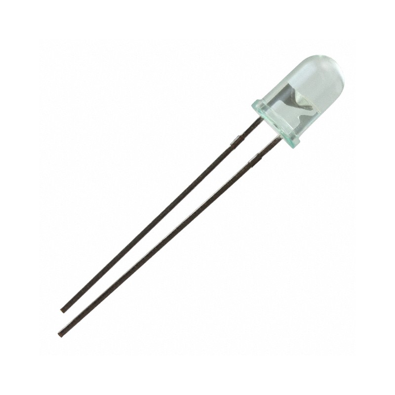 10 pcs : MV3450 - LED GREEN CLEAR T-1 3/4 T/H
