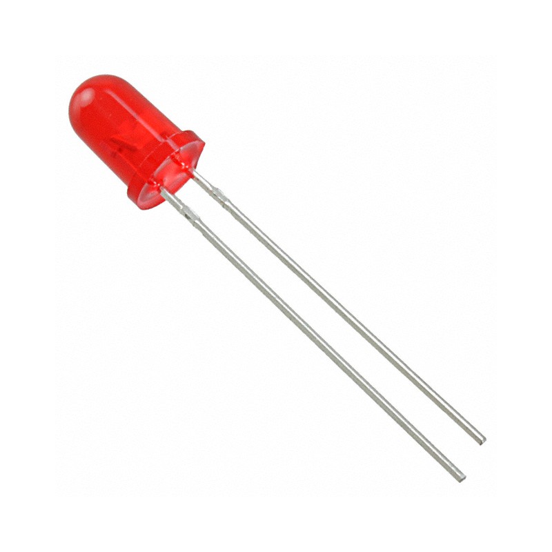 10 pcs : LTL2R3KRD-EM - LED RED DIFFUSED T/H