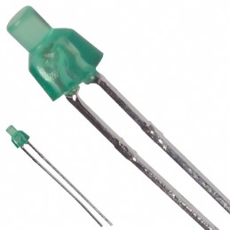 10 pcs : SSL-LX20465GD - LED GREEN DIFF T-2MM TAPER T/H