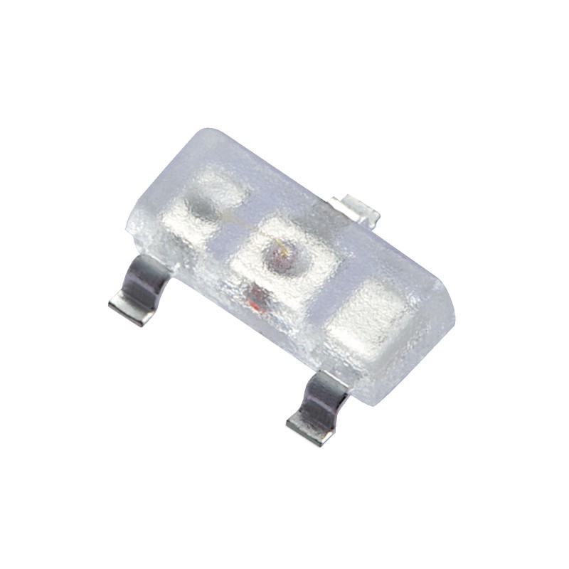 10 pcs : AM23CGCK-F - LED GREEN CLEAR SOT23-3 SMD
