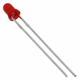 10 pcs : WP132XID - LED RED DIFFUSED T-1 T/H