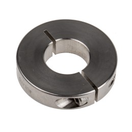 1 pcs - Ruland Shaft Collar Two Piece Clamp Screw, Bore 16mm, OD 34mm, W 13mm, Carbon Steel