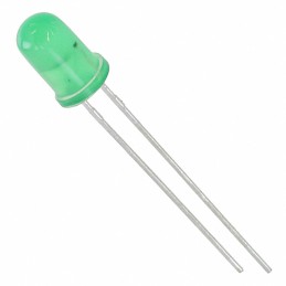 10 pcs : WP7113LGD - LED GREEN DIFFUSED T-1 3/4 T/H