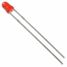 10 pcs : WP710A10IT - LED RED CLEAR T-1 T/H