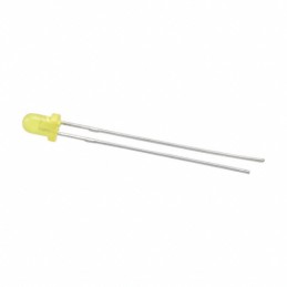 10 pcs : WP3A10YD - LED YELLOW DIFFUSED T-1 T/H