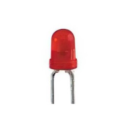 10 pcs : WP710A10SURDK - LED RED DIFFUSED T-1 T/H