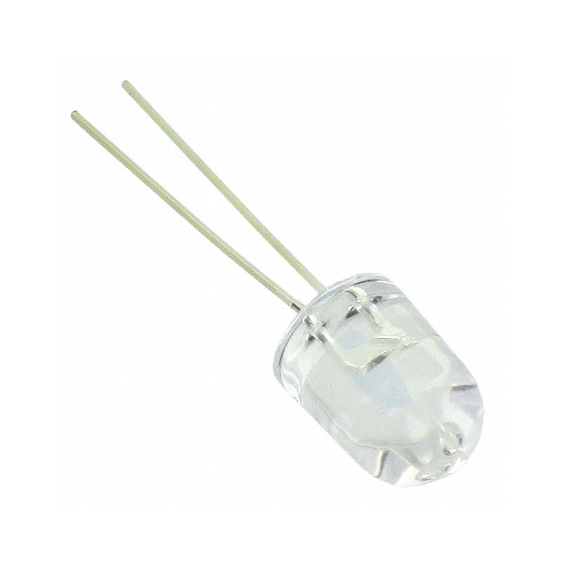 10 pcs : VAOL-10GAT4 - LED RED CLEAR T/H