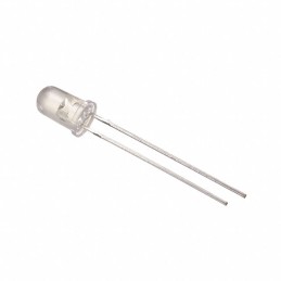 10 pcs : QBL8O30C - LED ORANGE CLEAR T-1 3/4 T/H