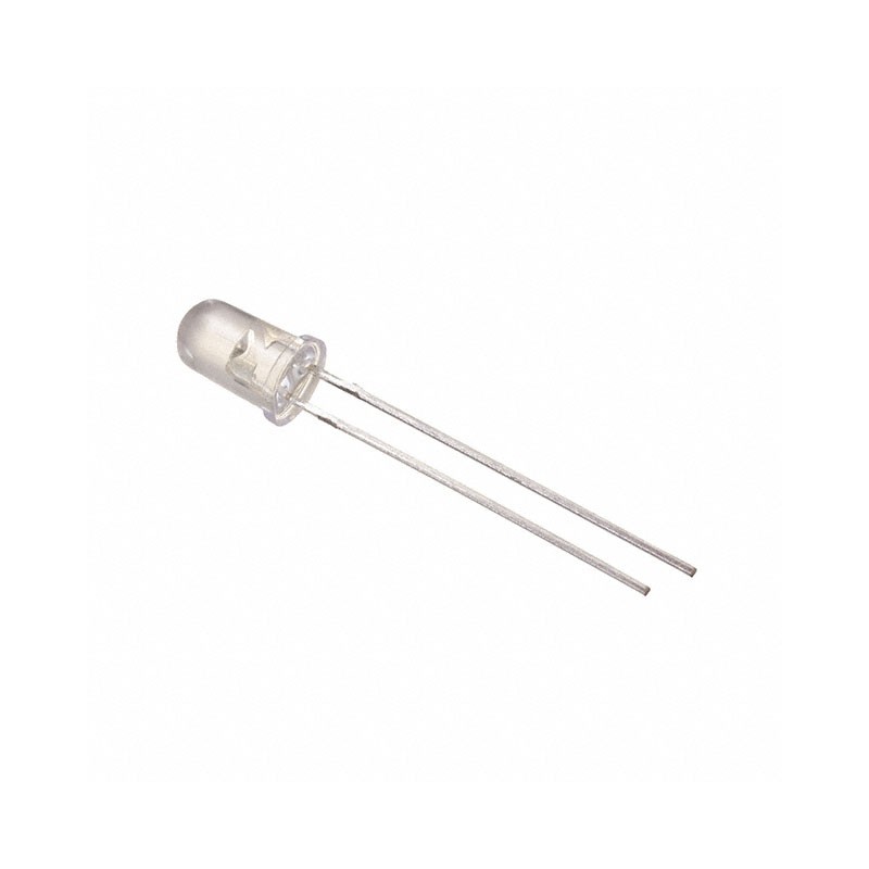 10 pcs : QBL8O30C - LED ORANGE CLEAR T-1 3/4 T/H