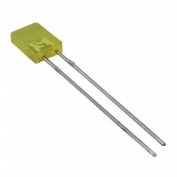 10 pcs : WP113YDT - LED YELLOW DIFF RECT 2MMX5MM T/H