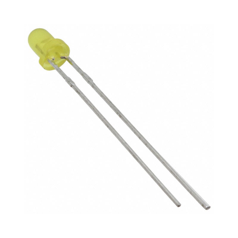 10 pcs : WP3A8YD - LED YELLOW DIFFUSED T-1 T/H