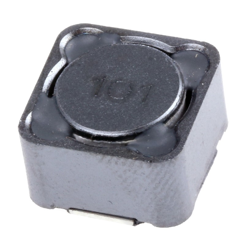 1 pcs - Bourns, SRR1280, 1280 Shielded Wire-wound SMD Inductor with a Ferrite Core, 100 μH ±20% Wire-Wound 2.1A Idc Q:18