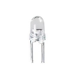 10 pcs : WP710A10SURCK - LED RED CLEAR T-1 T/H