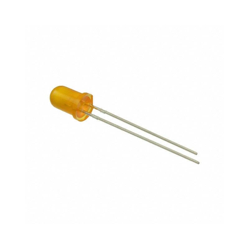 10 pcs : BL-BJC1V4V-AT - LED AMBER DIFFUSED 5MM T/H