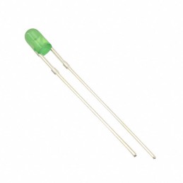10 pcs : VAOL-3MDE2 - LED GREEN DIFFUSED T/H