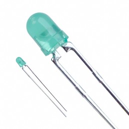 10 pcs : LTL-4231N - LED GREEN DIFFUSED T/H