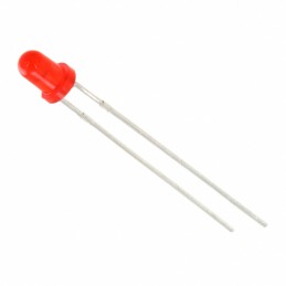 10 pcs : LTL-4211 - LED RED DIFFUSED T-1 T/H