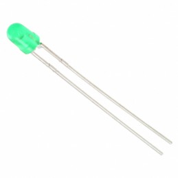 10 pcs : LTL-4231N-1 - LED GREEN DIFFUSED T-1 T/H
