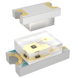 10 pcs : QTLP650C4TR - LED GREEN CLEAR 1206 SMD