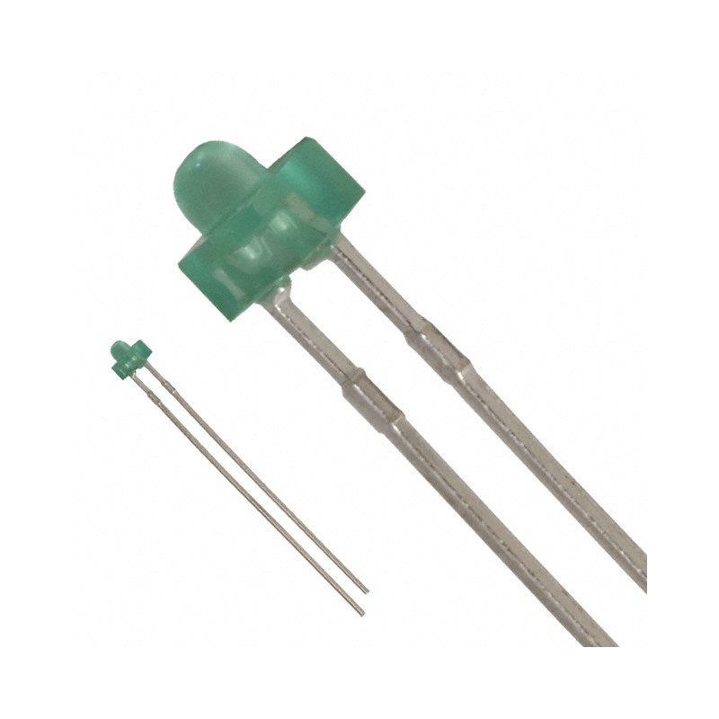 10 pcs : LTL-709L - LED GREEN DIFFUSED T/H