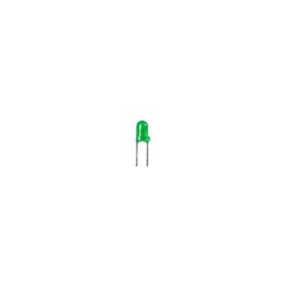 10 pcs : WP3A10CGDK - LED GREEN DIFFUSED RADIAL T/H