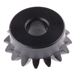 1 pcs - RS PRO Steel Mitre Gear, 8mm Bore, 16 Teeth, 1.5 Module