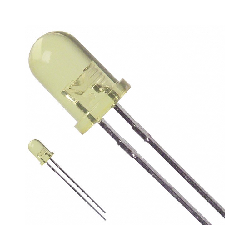 10 pcs : SSL-LX5093YT - LED YELLOW CLEAR T-1 3/4 T/H