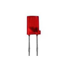 10 pcs : WP1413SURDTK - LED RED DIFFUSED RECTANGULAR T/H