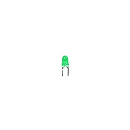 10 pcs : WP710A10LCGDK - LED GREEN DIFFUSED T-1 T/H