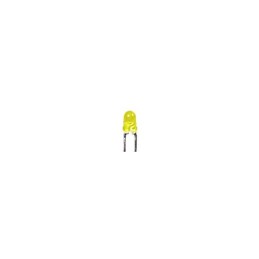 10 pcs : WP710A10LSYDK - LED YELLOW DIFFUSED T-1 T/H