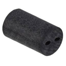 10 pcs : ELM 5-400 - LED HOLDER T1 PVC BLACK