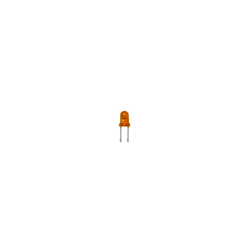 10 pcs : WP132XND - LED ORANGE DIFFUSED T-1 T/H