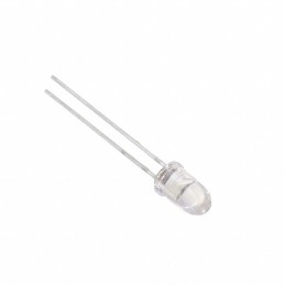 10 pcs : EALP05RDGRA2 - LED RED CLEAR 5MM ROUND T/H