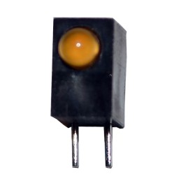 10 pcs : QBL7OA80D-MP4A - LED CBI 3MM ORNG DIFF RA