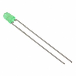 10 pcs : LTL-4231NLC - LED GREEN DIFFUSED T/H