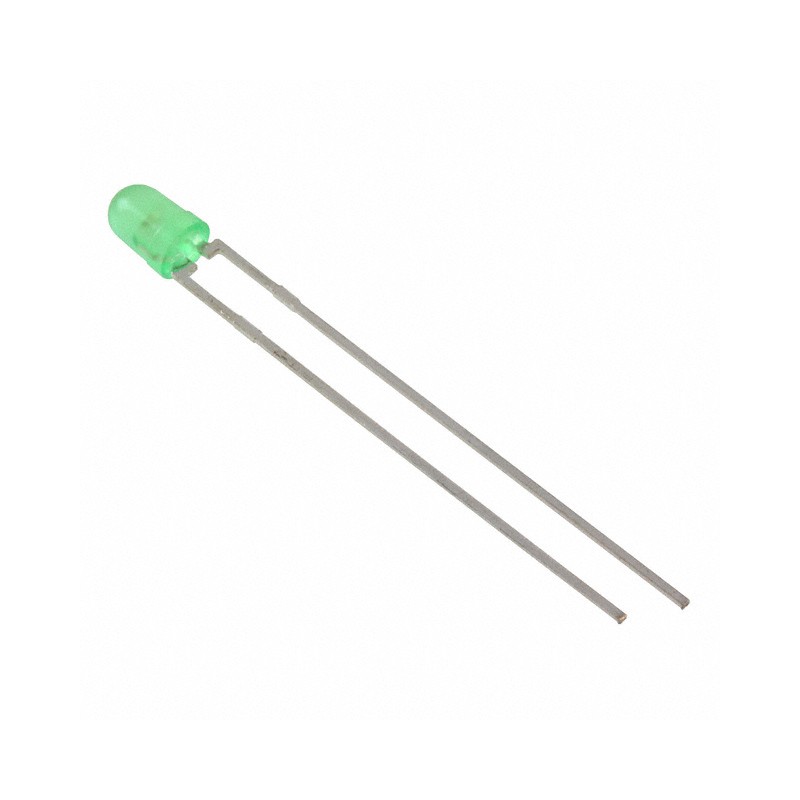 10 pcs : LTL-4231NLC - LED GREEN DIFFUSED T/H
