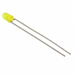 10 pcs : LTL-4251NLC - LED YELLOW DIFFUSED T-1 T/H