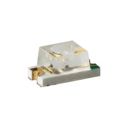 10 pcs : 599-0460-127F - LED GREEN CLEAR 1206 SMD