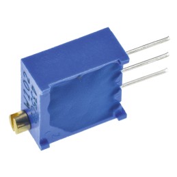 1 pcs - 1kΩ, Through Hole Trimmer Potentiometer 0.5W Top Adjust Bourns, 3296