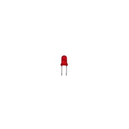10 pcs : WP132XSURDK - LED RED DIFFUSED T-1 T/H