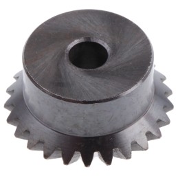 1 pcs - RS PRO Steel Mitre Gear, 6mm Bore, 25 Teeth, 1 Module