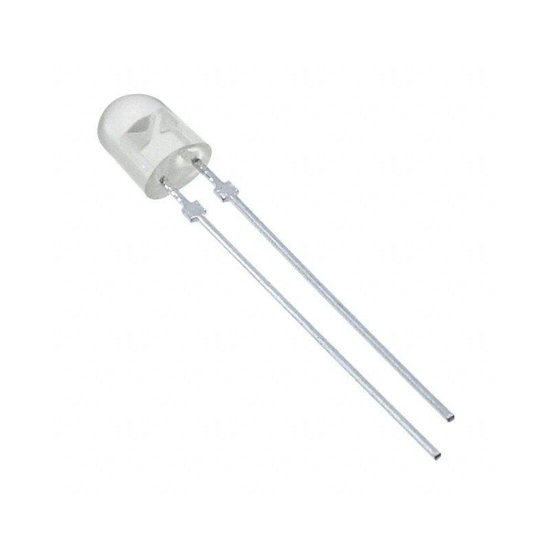 10 pcs : HTOV511040UTG - LED GREEN DIFFUSED 5MM OVAL T/H