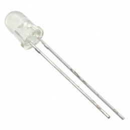 10 pcs : MV3350 - LED YELLOW CLEAR T-1 3/4 T/H