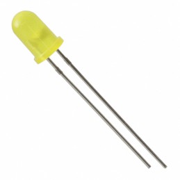 10 pcs : MV5353 - LED YELLOW DIFFUSED T-1 3/4 T/H