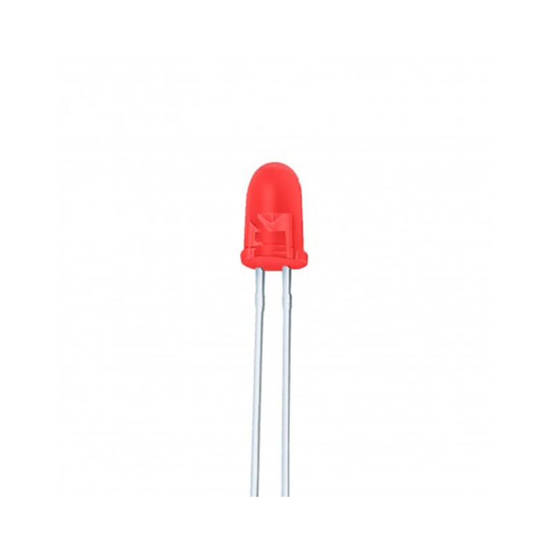 10 pcs : 333-2SDRD/S530-A3/TR1-13 - LED RED DIFFUSED 5MM ROUND T/H