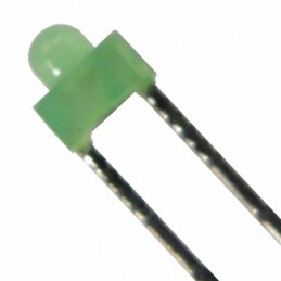 10 pcs : XLVG61D - LED GREEN DIFFUSED 1.8MM T/H
