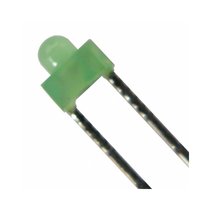 10 pcs : XLVG61D - LED GREEN DIFFUSED 1.8MM T/H